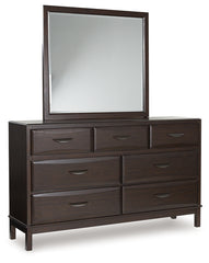 Vanmore Full Storage Bed, Dresser and Mirror