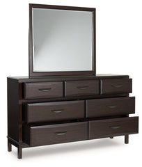 Vanmore Full Storage Bed, Dresser and Mirror