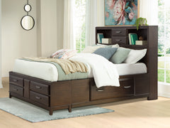 Diamond Furniture - Ashley Furniture - Vanmore Queen Storage Bed - Queen Storage Bed - B479B2
