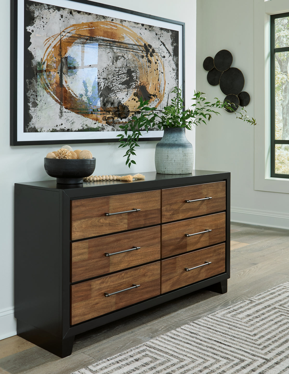 Diamond Furniture - Ashley Furniture - Kraeburn Dresser - Dresser - B496-31