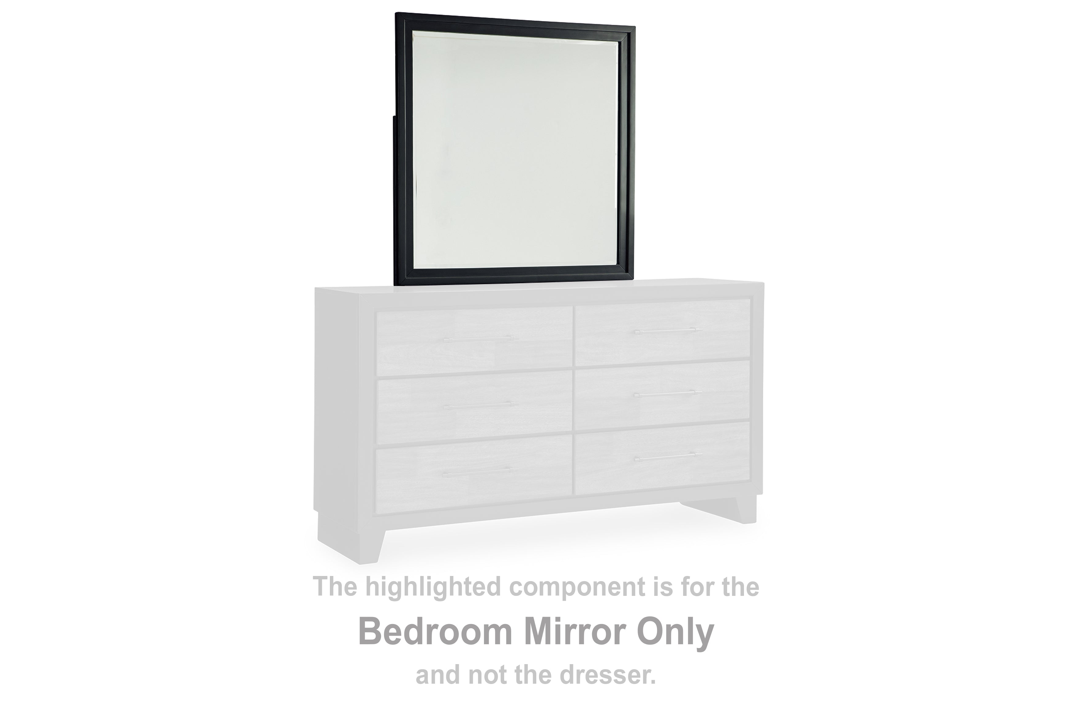 Diamond Furniture - Ashley Furniture - Kraeburn Bedroom - Bedroom Mirror / Brown/Black - B496-36