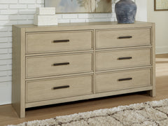 Diamond Furniture - Ashley Furniture - Calmoro Dresser - Dresser - B602-31