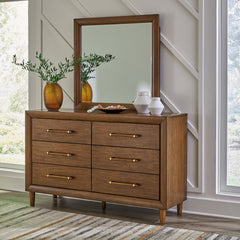 Diamond Furniture - Ashley Furniture - Lyncott Dresser and Mirror - Dresser and Mirror - B615B1