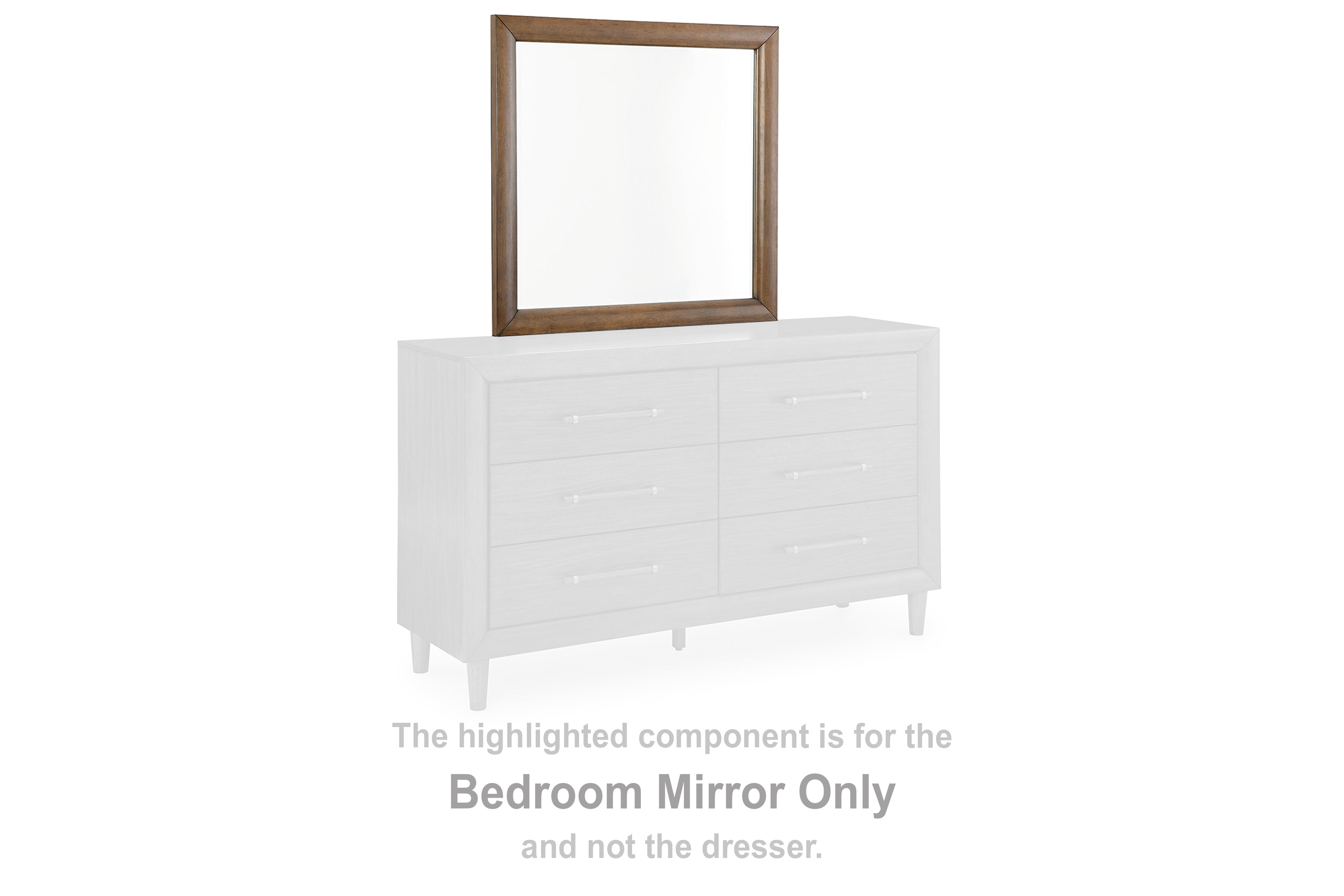 Diamond Furniture - Ashley Furniture - Lyncott Bedroom - Bedroom Mirror / Brown - B615-36