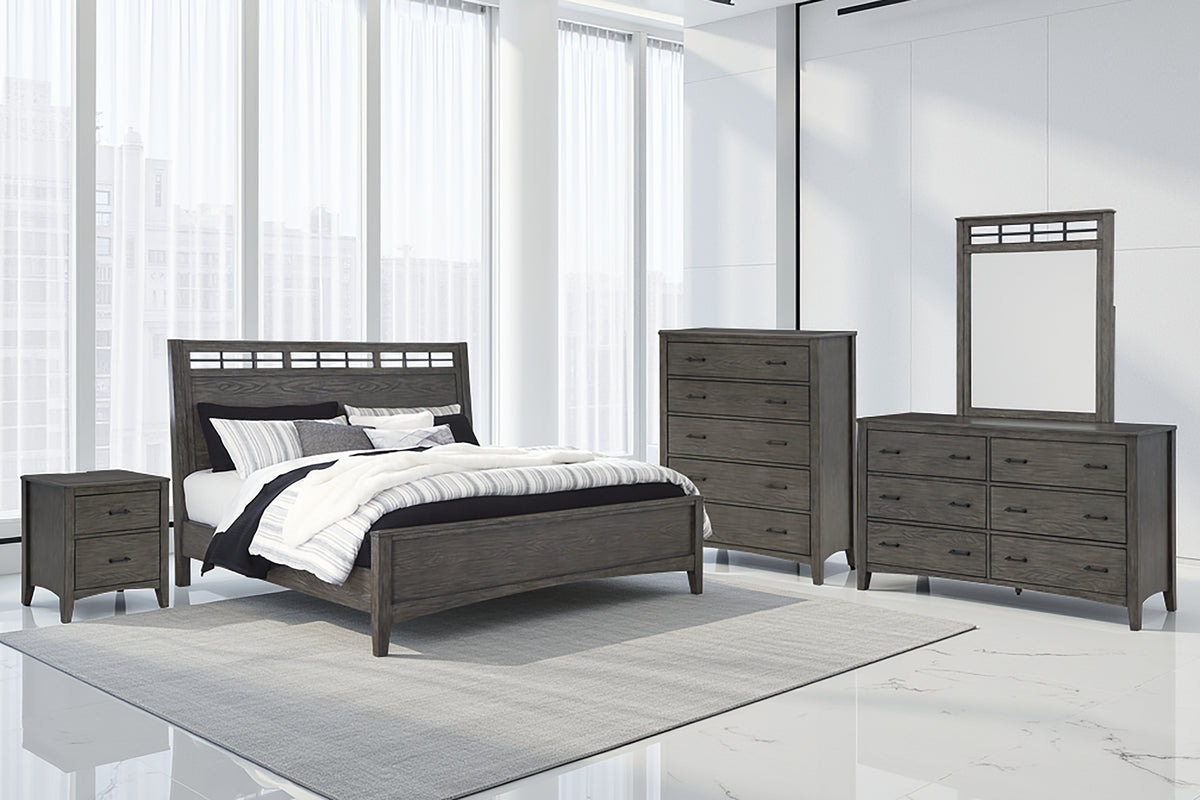 Diamond Furniture - Ashley Furniture - Montillan Queen Panel Bed - Queen Panel Bed - B651B2