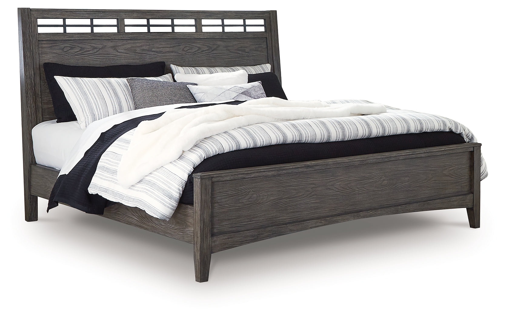 Montillan Queen Panel Bed, Dresser, Mirror and Nightstand