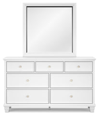 Fortman King Panel Bed, Dresser, Mirror, Chest and Nightstand