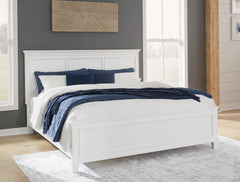 Diamond Furniture - Ashley Furniture - Fortman Queen Panel Bed - Queen Panel Bed - B680B2