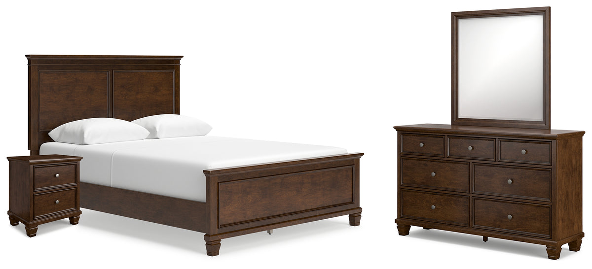 Diamond Furniture - Ashley Furniture - Danabrin Queen Panel Bed, Dresser, Mirror and Nightstand - Queen Panel Bed, Dresser, Mirror and Nightstand - B685B15