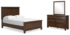 Diamond Furniture - Ashley Furniture - Danabrin Full Panel Bed, Dresser and Mirror - Full Panel Bed, Dresser and Mirror - B685B9