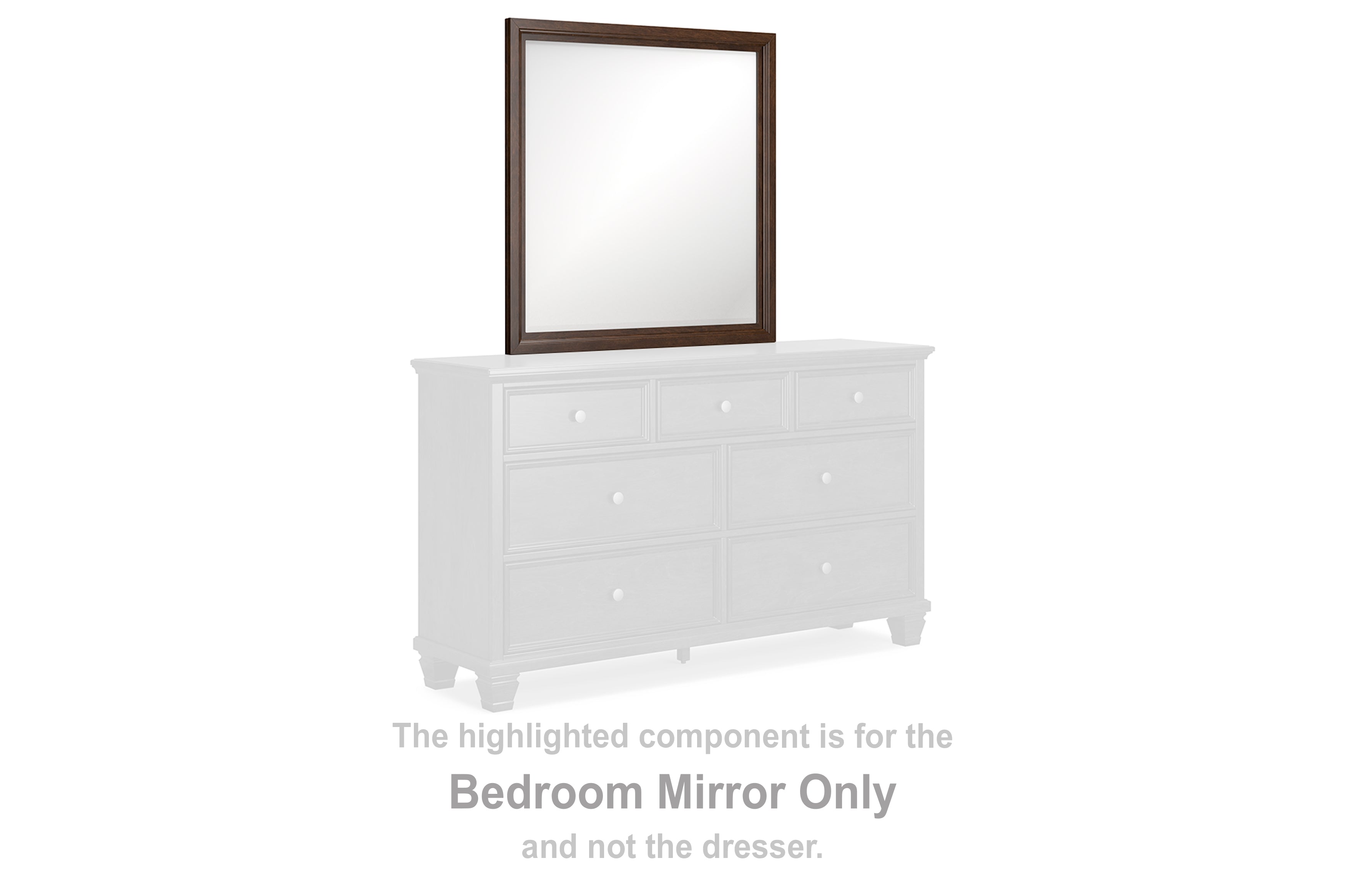 Diamond Furniture - Ashley Furniture - Danabrin Bedroom - Bedroom Mirror / Brown - B685-36