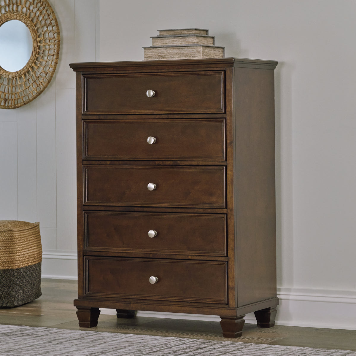 Diamond Furniture - Ashley Furniture - Danabrin Chest of Drawers - Five Drawer Chest - B685-46