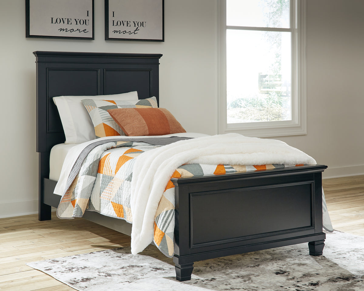 Diamond Furniture - Ashley Furniture - Lanolee Twin Panel Bed - Twin Panel Bed - B687B2