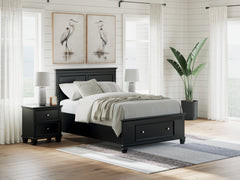 Diamond Furniture - Ashley Furniture - Lanolee Full Panel Storage Bed - Full Panel Storage Bed - B687B22