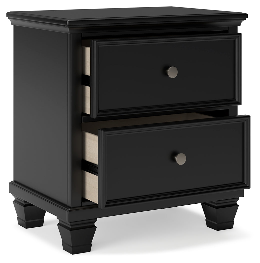Lanolee King Panel Bed, Dresser, Mirror and Nightstand