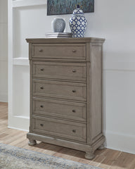 Diamond Furniture - Ashley Furniture - Lettner Chest of Drawers - Five Drawer Chest - B733-46