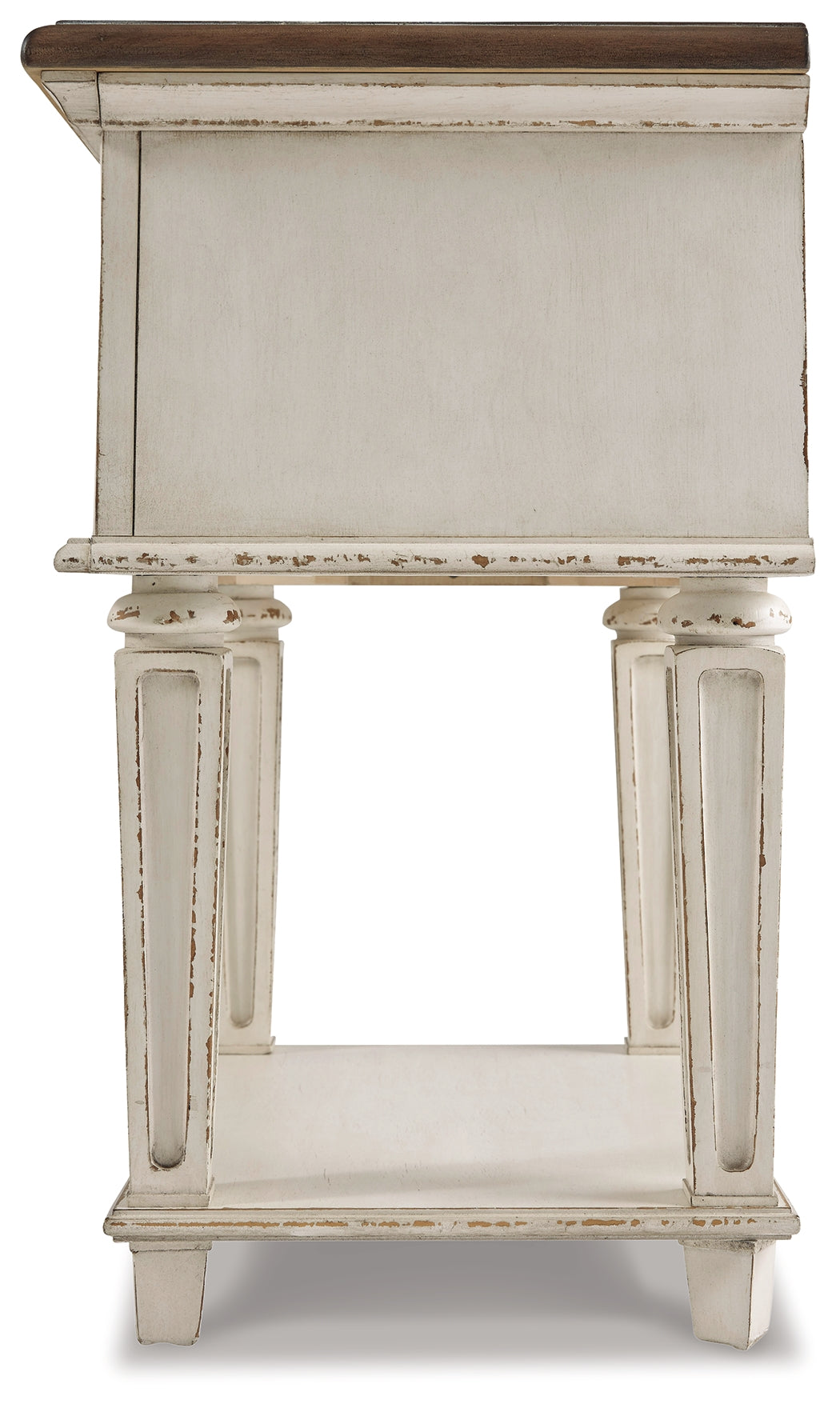 Realyn Queen Panel Bed, Dresser, Mirror, Chest and Nightstand