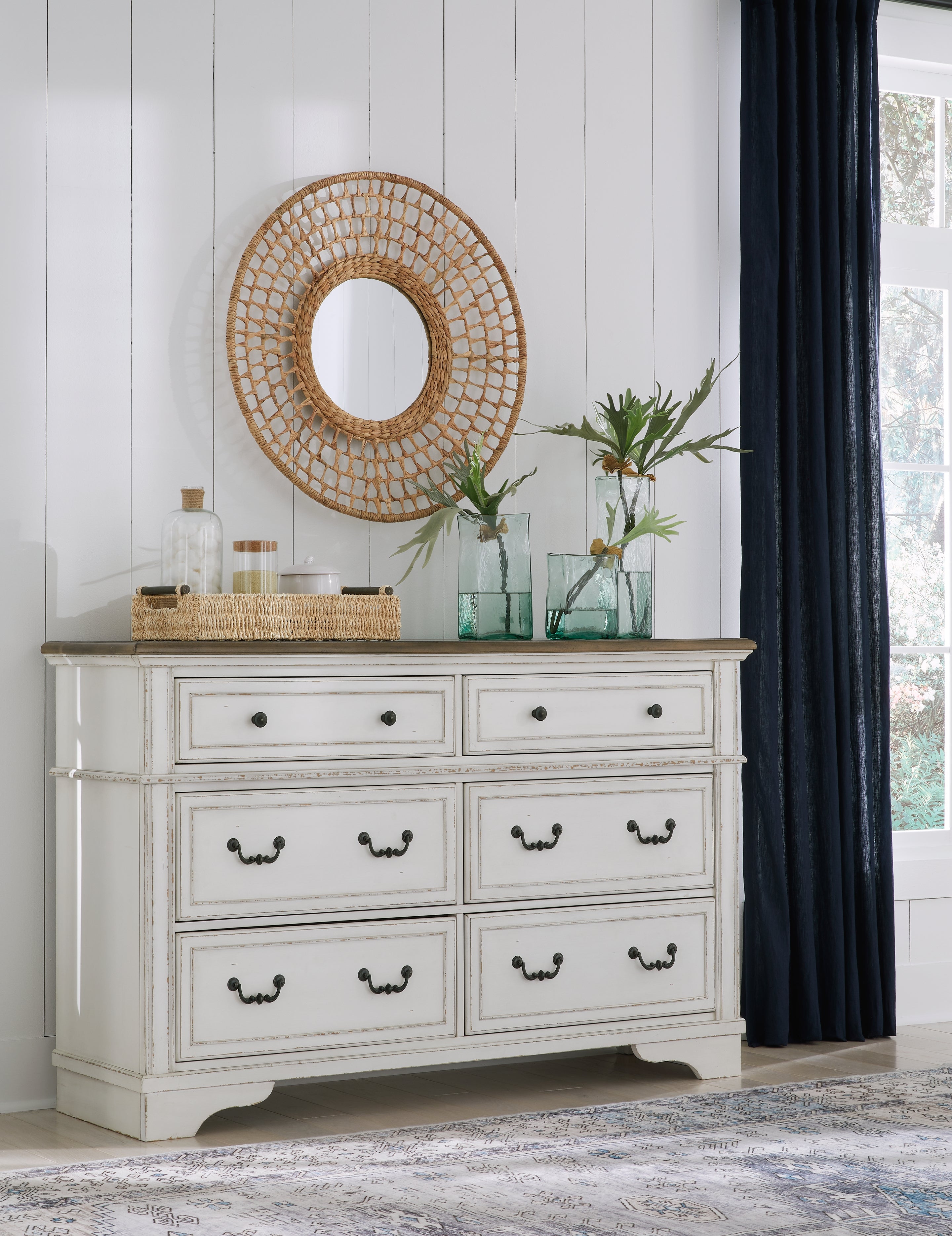Diamond Furniture - Ashley Furniture - Blendon Bedroom - Dresser / Two-tone - B747-31