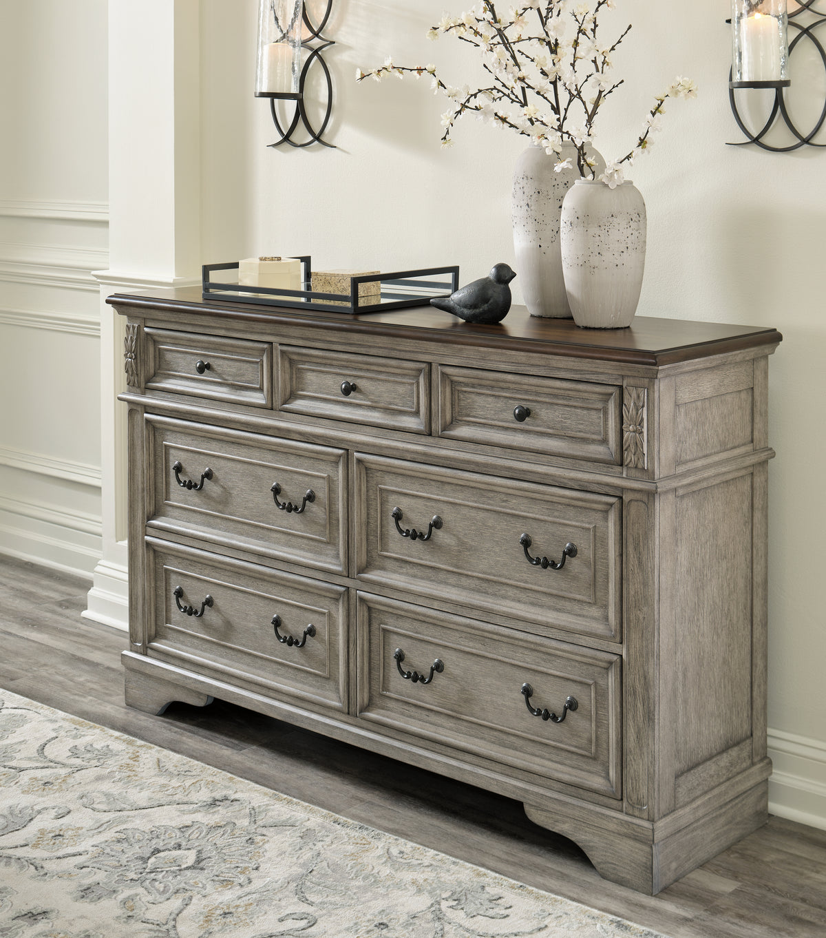 Diamond Furniture - Ashley Furniture - Lodenbay Dresser - Dresser - B751-31