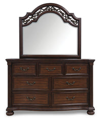 Lavinton Queen Poster Bed, Dresser, Mirror, Chest and 2 Nightstands