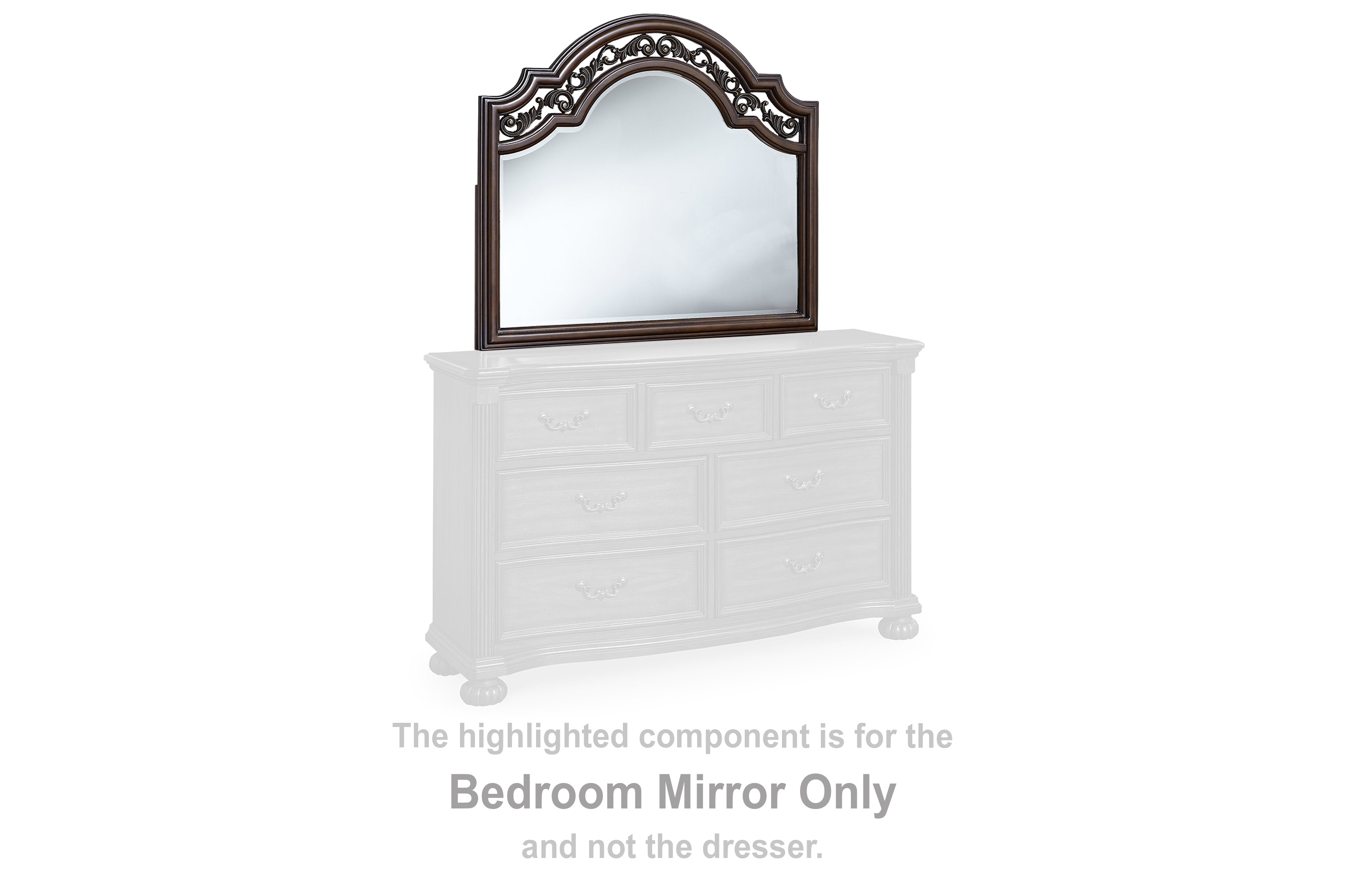 Diamond Furniture - Ashley Furniture - Lavinton Bedroom - Bedroom Mirror / Brown - B764-36