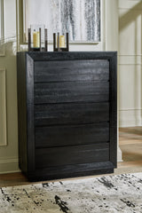 Diamond Furniture - Ashley Furniture - Londer Chest of Drawers - Five Drawer Chest - B768-46