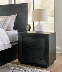 Diamond Furniture - Ashley Furniture - Londer Nightstand - Two Drawer Night Stand - B768-92