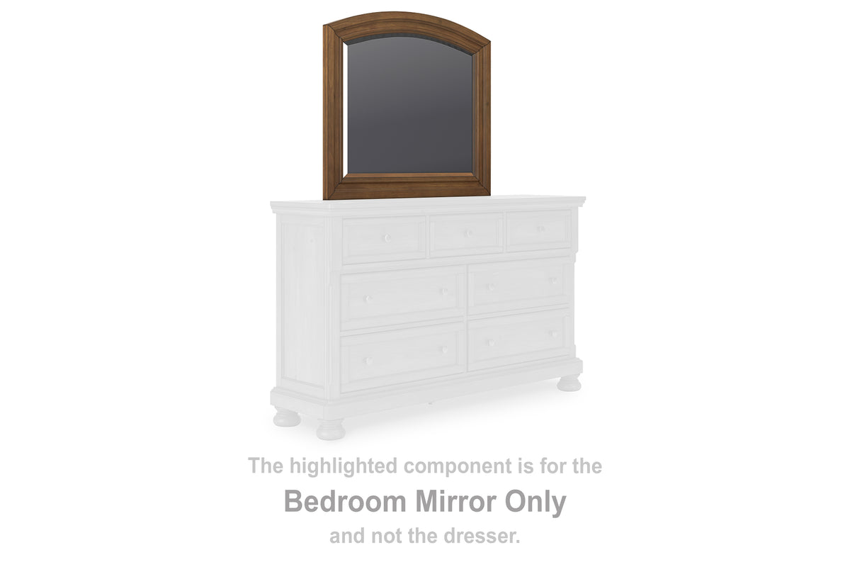 Diamond Furniture - Ashley Furniture - Feddinger Mirror - Bedroom Mirror / Medium Brown - PCB779-36