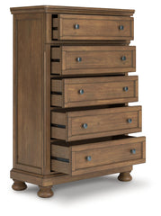 Diamond Furniture - Ashley Furniture - Feddinger Chest of Drawers - Five Drawer Chest - PCB779-46