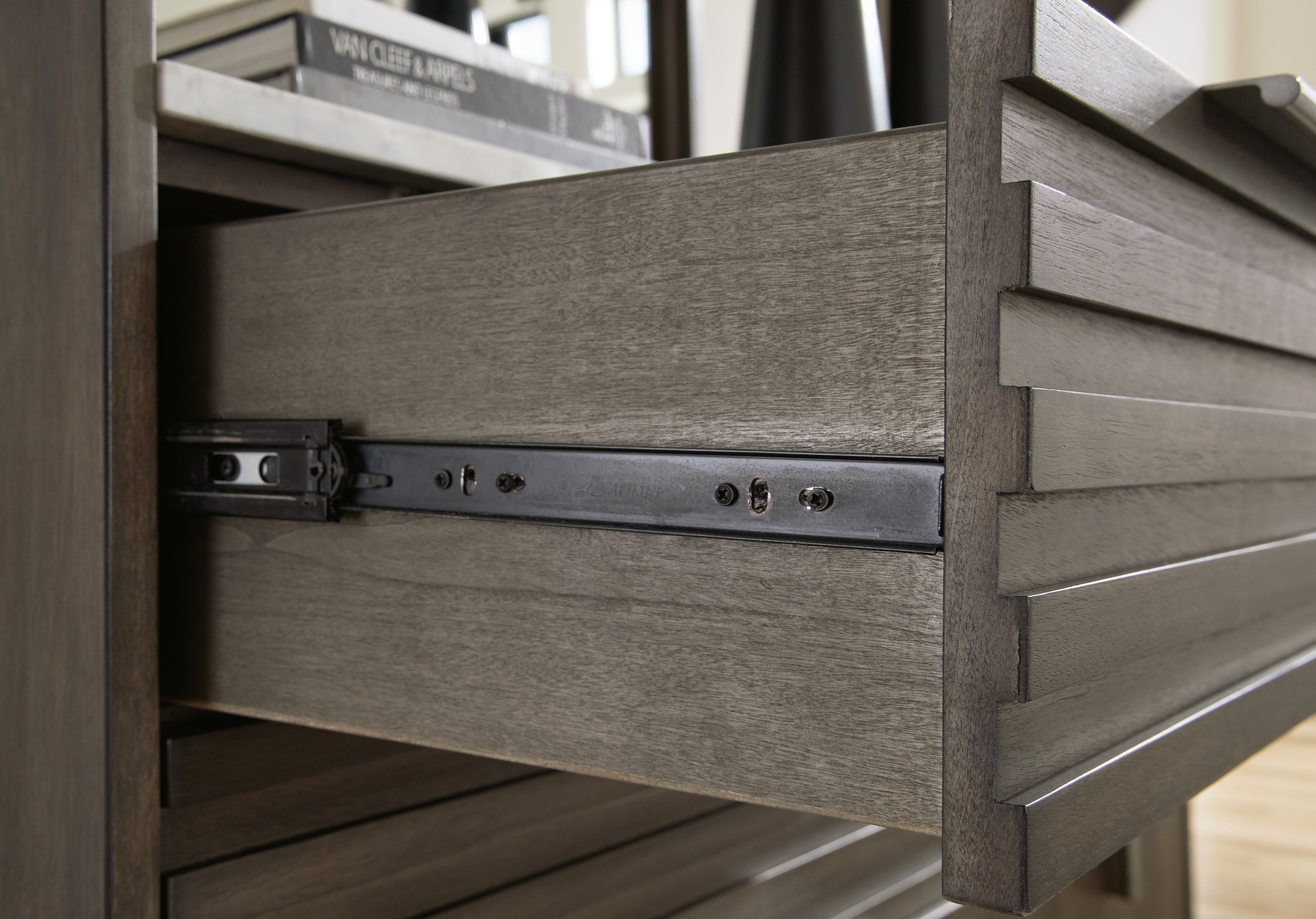 Arkenton King Panel Bed, Dresser and Mirror