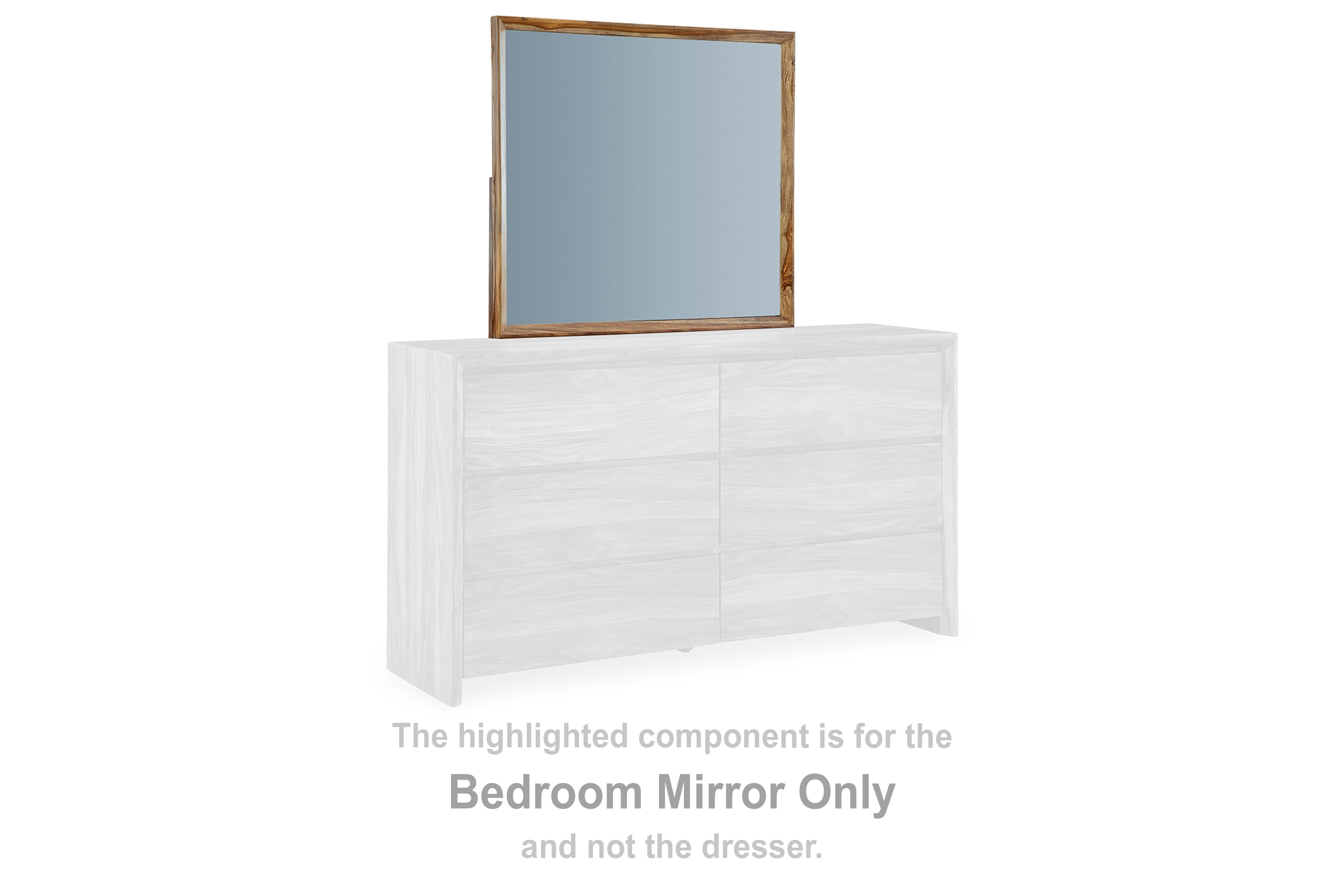 Diamond Furniture - Ashley Furniture - Dressonni Bedroom - Bedroom Mirror / Brown - B790-36