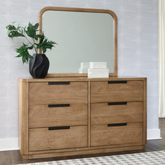 Diamond Furniture - Ashley Furniture - Pamaria Dresser and Mirror - Dresser and Mirror - PCB802B1
