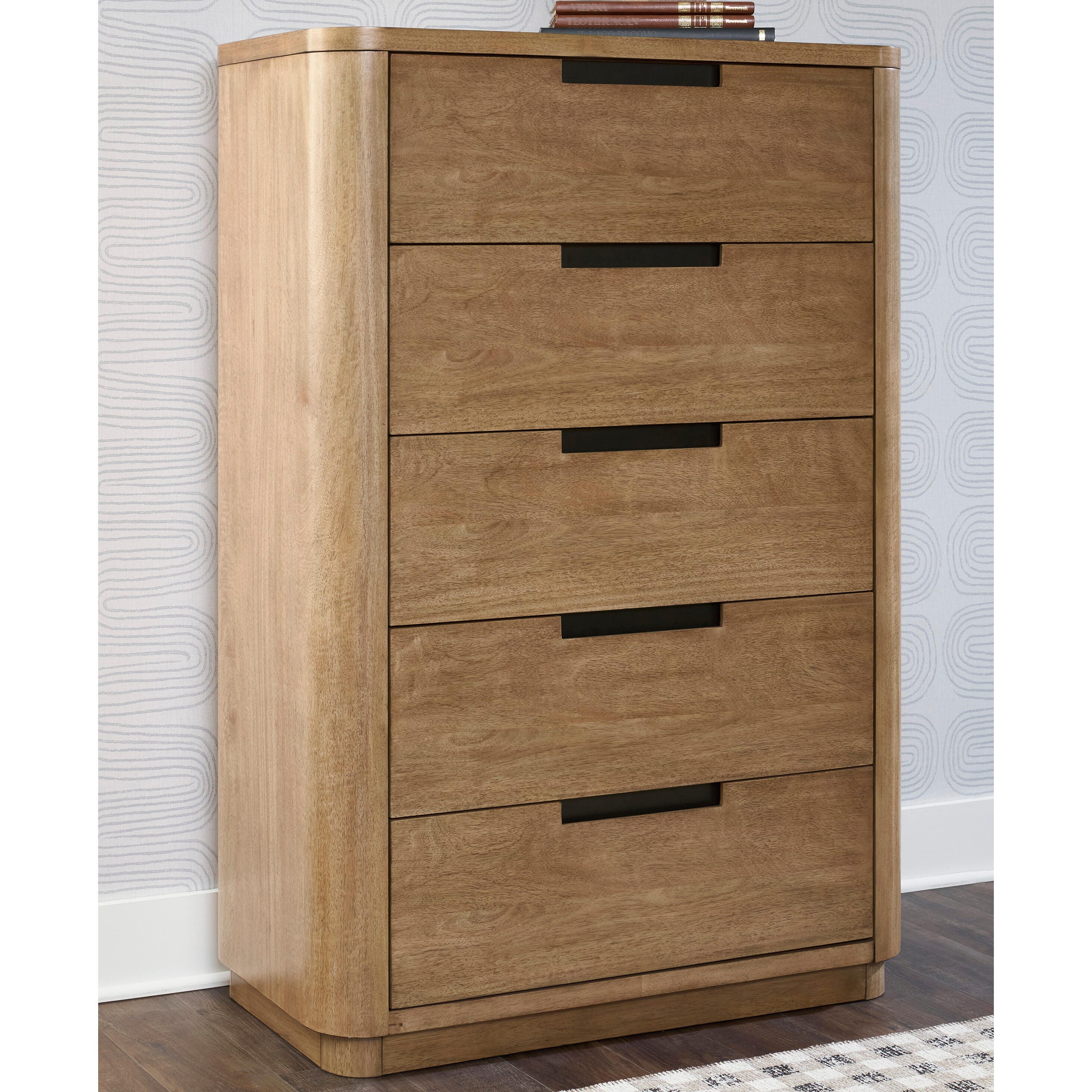 Diamond Furniture - Ashley Furniture - Pamaria Chest of Drawers - Five Drawer Chest - PCB802-46