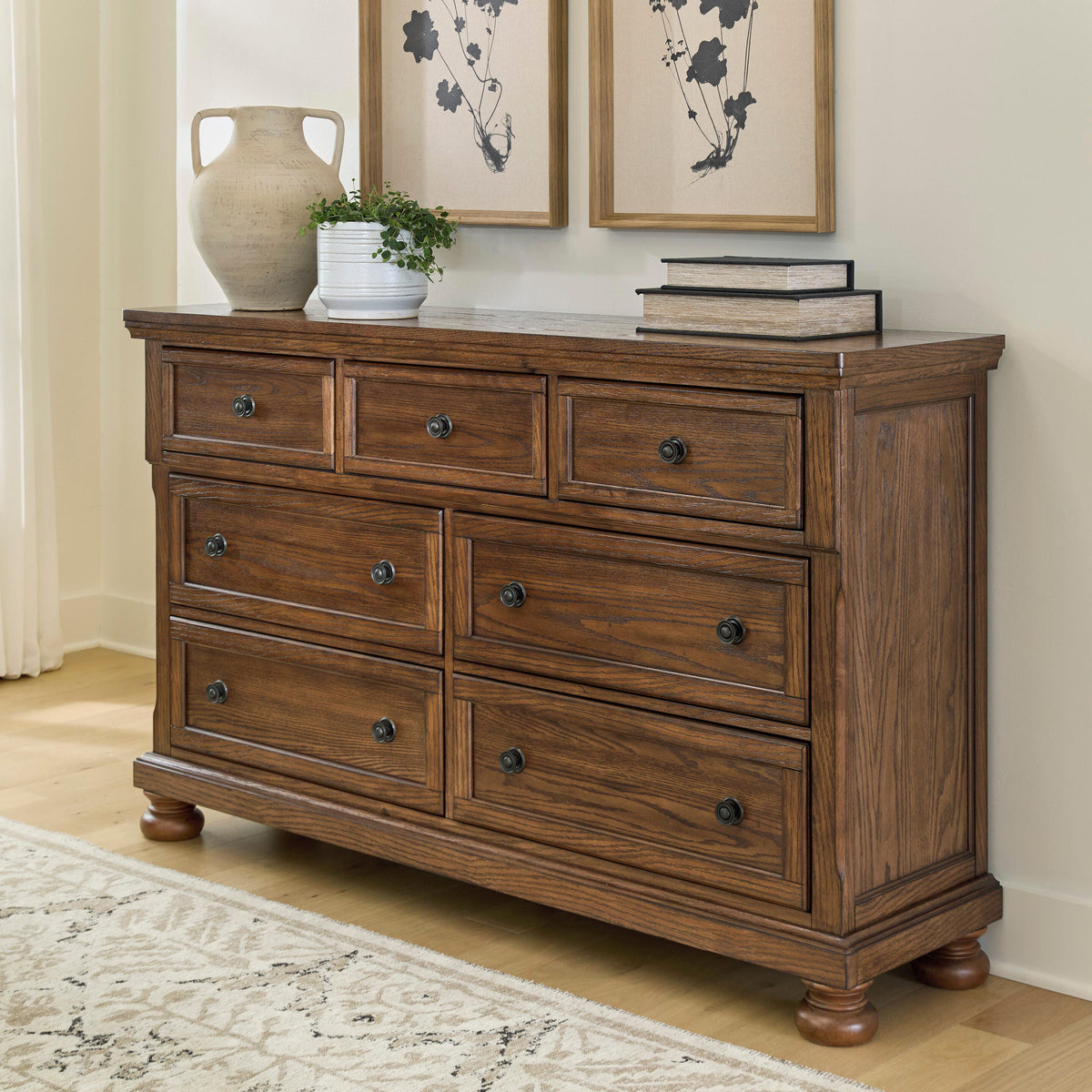 Diamond Furniture - Ashley Furniture - Zackaryn Dresser - Dresser - PCB807-31