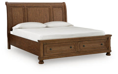 Zackaryn King Sleigh Storage Bed