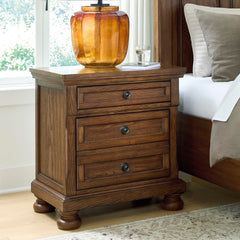 Diamond Furniture - Ashley Furniture - Zackaryn Nightstand - Two Drawer Night Stand - PCB807-92