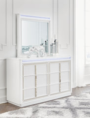 Diamond Furniture - Ashley Furniture - Chalanna Dresser and Mirror - Dresser and Mirror - B822B1