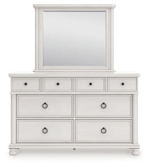 Rowlenstown Queen Poster Bed, Dresser and Mirror