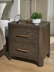Diamond Furniture - Ashley Furniture - Radkin Nightstand - Two Drawer Night Stand - PCB843-92