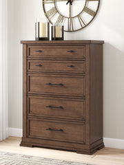 Diamond Furniture - Ashley Furniture - Taffenbrook Bedroom - Three Drawer Night Stand / Medium Brown - B849-93
