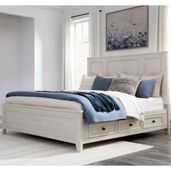 Diamond Furniture - Ashley Furniture - Darbonton California King Panel Storage Bed - California King Panel Storage Bed - PCB853B5