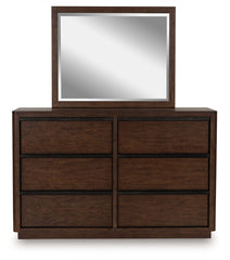 Dilenno Queen Canopy Bed, Dresser and Mirror