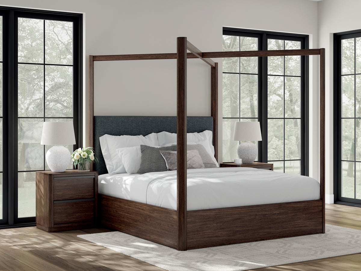 Diamond Furniture - Ashley Furniture - Dilenno California King Canopy Bed - California King Canopy Bed - PCB857B7