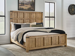Diamond Furniture - Ashley Furniture - Ridgester California King Panel Bed - California King Panel Bed - B858B7