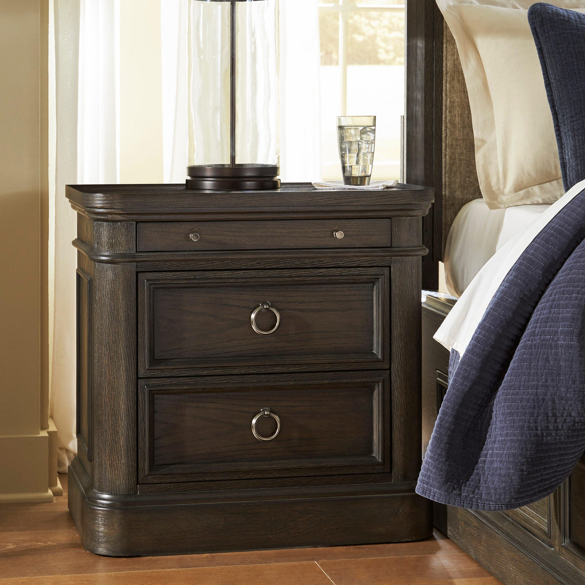 Diamond Furniture - Ashley Furniture - Wickenger Nightstand - Two Drawer Night Stand - PCB889-92