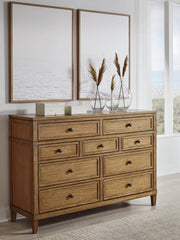 Diamond Furniture - Ashley Furniture - Sharlance Bedroom - Six Drawer Chest / Brown - B895-46