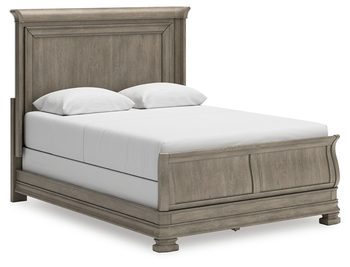 Diamond Furniture - Ashley Furniture - Lexorne Queen Sleigh Bed - Queen Sleigh Bed - B924B2