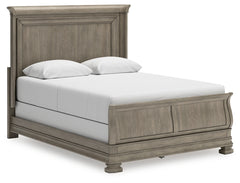 Diamond Furniture - Ashley Furniture - Lexorne Queen Sleigh Bed - Queen Sleigh Bed - B924B2
