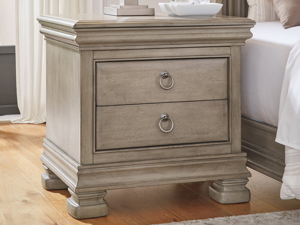 Diamond Furniture - Ashley Furniture - Lexorne Nightstand - Three Drawer Night Stand - B924-93