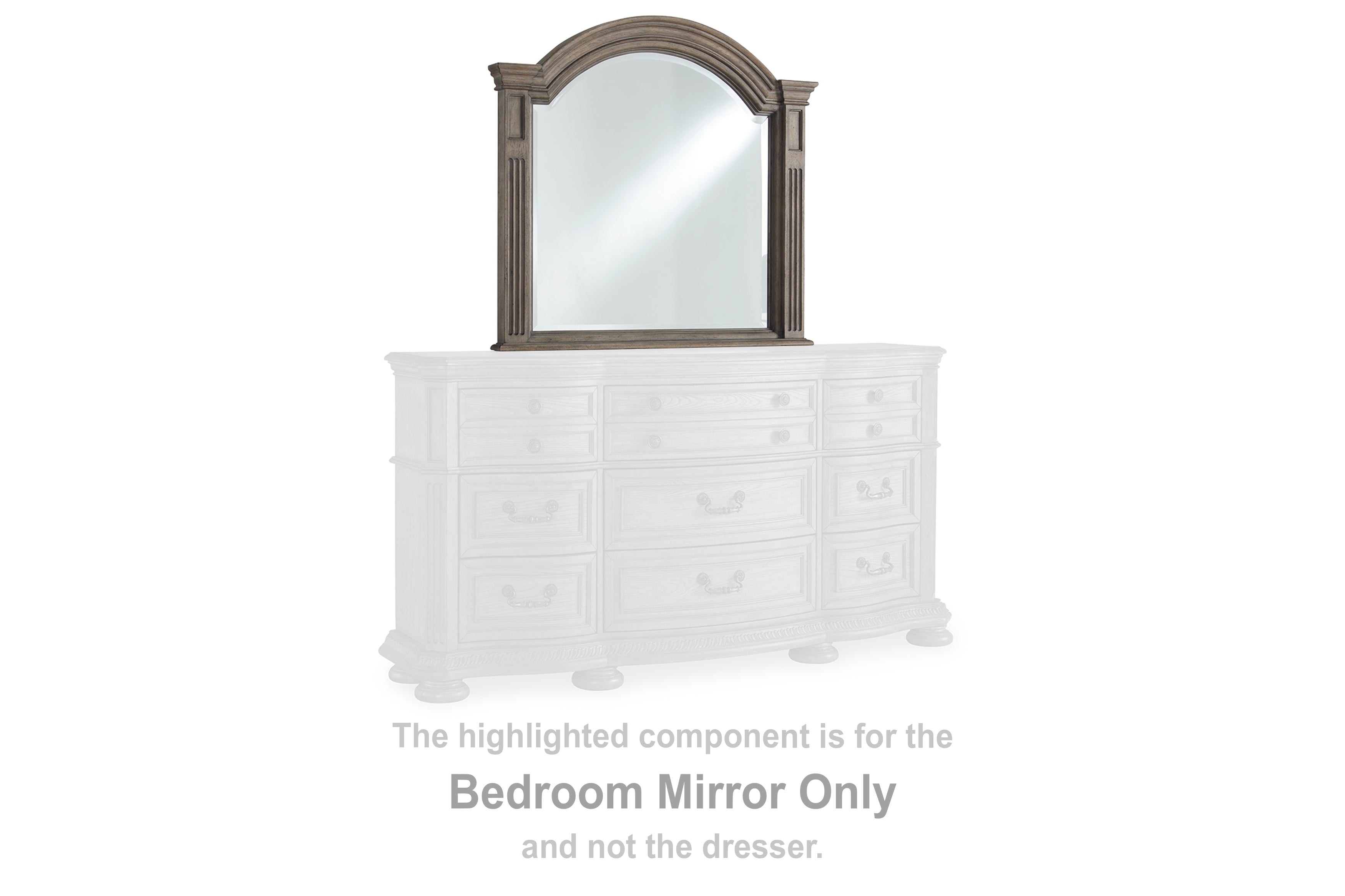 Diamond Furniture - Ashley Furniture - Ardenfield Bedroom - Bedroom Mirror / Light Brown - B944-36